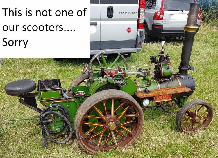 not a steam powered scooter